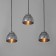 Bayerlux suspension Bayerlux 3111/3 3x40W E27, chrome, d = 13.5 cm, h = 10.5 cm