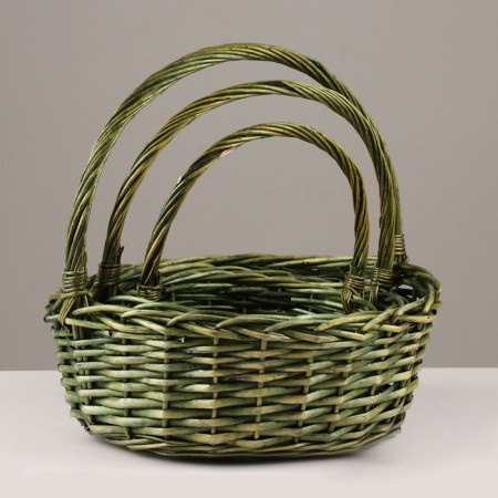 Set of baskets, 39x15/37 cm, 31x13/31 cm, 25x11/27 cm, willow-1