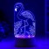 Flamingo lamp Led RGB from the network 9.5x10x19.5 cm Risalux