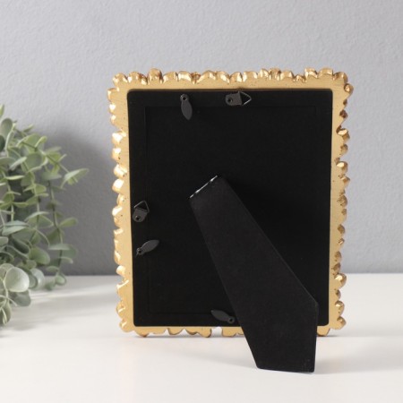 Photo frame Polystone 13x18 cm "Golden forget -me -nots" 1.5x18x23 cm-3