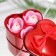 Soap roses, three -color, set of 3 pcs.