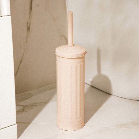 SL Home toilet brush, silicone, 9.6 × 9.6 × 39 cm, beige color-1