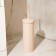 SL Home toilet brush, silicone, 9.6 × 9.6 × 39 cm, beige color