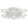 Economic chandelier with PDU 21055 76W LED 3000-6500K White 68x68x19 cm