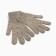 Gloves female, light gray, size 18