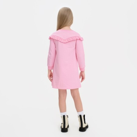 Dress for girls KAFTAN "BASIC Line", size 34 (122-128), pink color-4