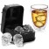 Ice form "Skull", 11 × 8 × 4.5 cm, 4 cells (4.4 × 2.7 cm), black color black