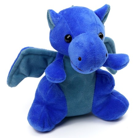 Soft toy "Dragon", 17 cm, blue color-3