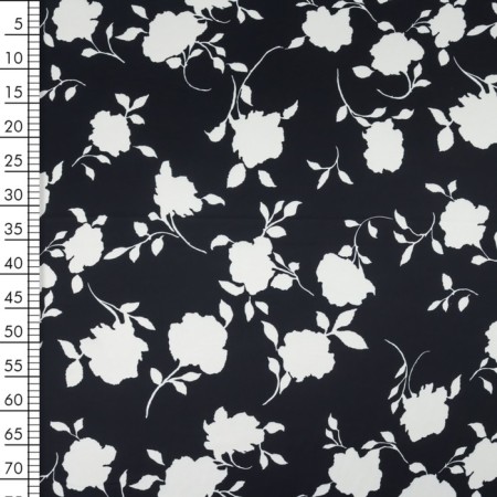 Payer satin fabric stuffed, width 150 cm, black color-3