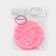 Mold Dolyana "for the newborn", silicone, d = 7.5 cm, pink color