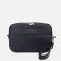 Male clutch, textura, artificial leather, black color