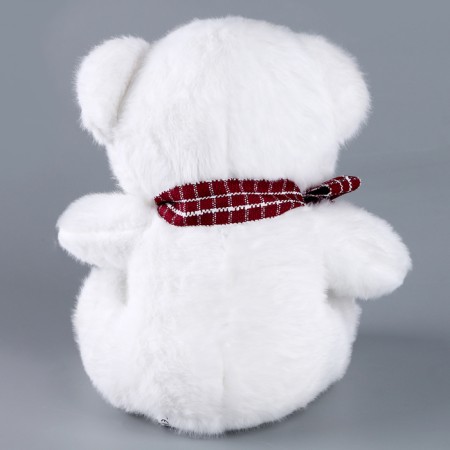 Soft toy "Mishutka", 23 cm, white color-4