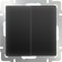 Two-clavy switch WL08-SW-2G, black color