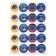 Stickers for business and gifts "Ramadan's Bright Holiday", 40 pcs, 4 x 4 cm