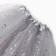 Children's skirt kaftan "shine" gray, length 30 cm