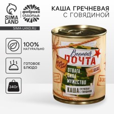Buckwheat porridge with beef 