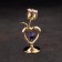 Souvenir "Tulip with Heart", with crystals