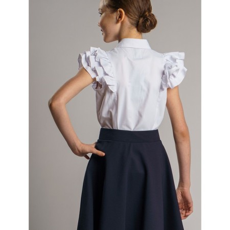 Blouse with a removable bow, height 146 cm-5