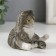 Souvenir Polystone "Kitty sits on the pope" 7x7x7.5 cm