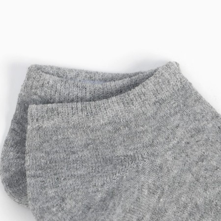 Set of children's socks (3 pairs), gray/white/fuchsia, size 27-29-6