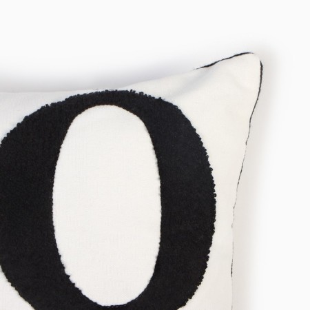 Decorative pillowcase "Ethel" Boho Home, 45x45 cm, black color-1