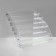 Stand for varnishes 7 floors, plexiglass, 31 × 31 × 25 cm, color transparent color