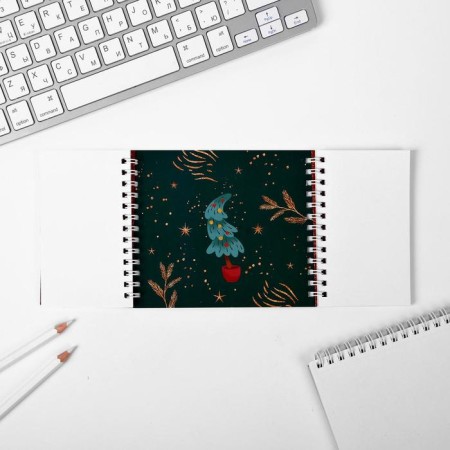 New Year. Double notebook "Happy New Year!", 48 sheets-2