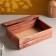 Wooden box 30 × 20 × 10 cm Gift with a rack cover, brave