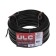 Cable "ULC" VVG-PG (A), section 2x1.5 mm2, 50 m, GOST, Black