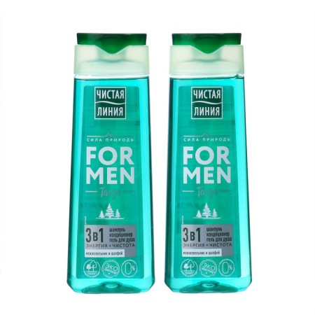 Gift set Pure Taiga line: Contractor shampoo, 250 ml + shower gel, 250 ml-1