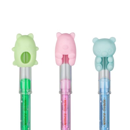 Pencil Chernographic Segment Multi-Pulti "Beasts", with Lastik Topper, mix-3