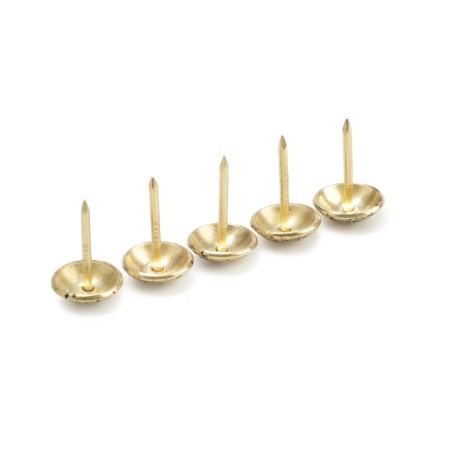 Tundra nails, decorative, 11x17 mm, antique gold, 500 pcs-11
