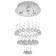 Lamp Cascad Ilaria GU10 5W chrome 40x40x70 cm Bayerlux