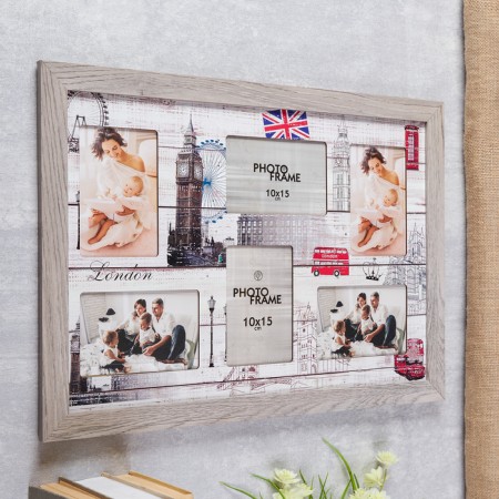Photo frame MDF "Travel" in 6 photos 52x36 cm.