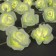 Garland “thread” 5 m with nozzles “green roses”, ip20, transparent thread, 20 LED, glow warm white, 220 V