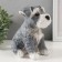 Figure "Mittel puppy" height 17 cm, width 11.5 cm, length 16.5 cm