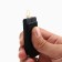 Gas lighter "Mikoshi", 6.4 x 3.3 x 1 cm, black