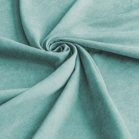 Set of curtains "Soft", size 240 x 270 cm - 2 pcs, grab - 2 pcs, heavenly - blue-1