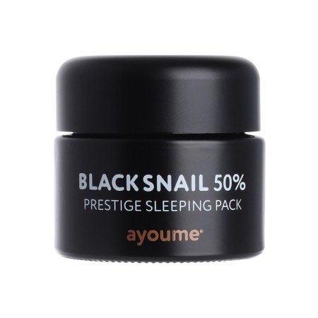 Facial mask Ayoume Black Snail Prestige Sleeping Pack, Night, 50 ml