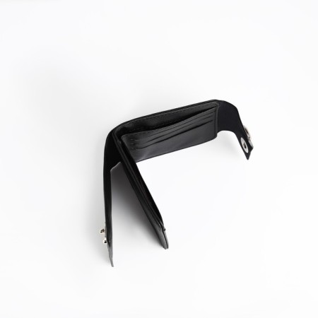 Male purse on magnets, black color-3