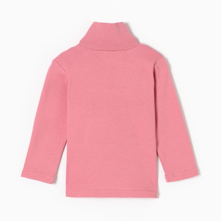 Turtleneck for girls, dark pink color, height 98 cm-3
