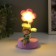 Souvenir plastic light "Girl under the flower" MIX 8x8x15 cm