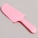 Set of disposable dishes, 6 pcs, pink color
