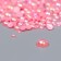 Decor for creativity plastic "Half of beads. Pink mother of pearl" d = 3-10 mm, set 10 grams