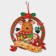 Decorative decoration (suspension) "Merry Christmas" 36.5x31.5 cm