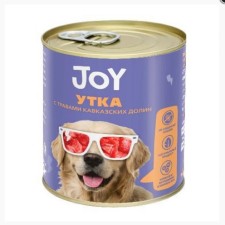 Wet feeding joy to the zyernaya moist moist for dogs of medium and large breeds, duck 340 gr.