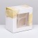 Packaging for 4 cupcakes with a window, Bant, 16 x 16 x 10 cm