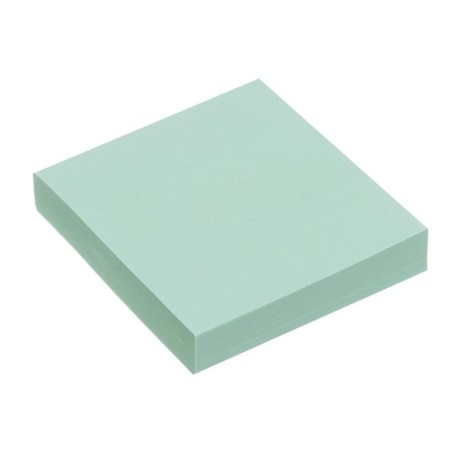 Block with a sticky edge of 51 mm x 51 mm, 100 sheets, pastel, green