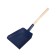 Hotail scoop, 19 × 19 × 5 cm, metal, wooden stalk 35 cm, mix