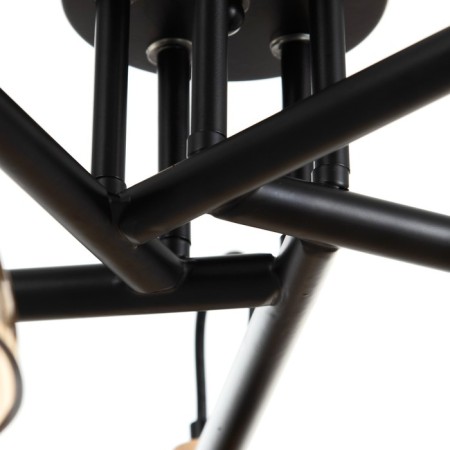 Svetogor chandelier "Evening" 5x60W E27 Black 57x57x28cm-7
